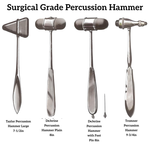 Stainless Steel Surgical Grade Percussion Hammer