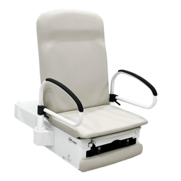 100 Manual Back Exam Chair w/Foot Control & Front Storage Drawer 17in/19in