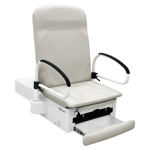 100 Manual Back Exam Chair w/Foot Control & Front Storage Drawer 17in/19in - Image 3
