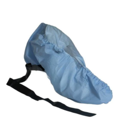 Polyethylene/Polypropylene Blend Laminated Shoe Covers w/Conductive Strip Cool Blue 300/pc Case