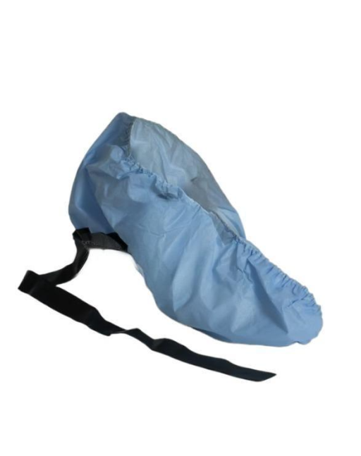 Polyethylene/Polypropylene Blend Laminated Shoe Covers w/Conductive Strip Cool Blue 300/pc Case