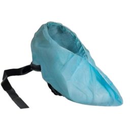 100% Polypropylene Shoe Cover w/Conductive Strip Sky Blue 300/pc Case