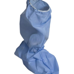Calf Height Polyethylene/Polypropylene Blend Laminated Boot Cover 18" Tall Cool Blue 100/pc Case
