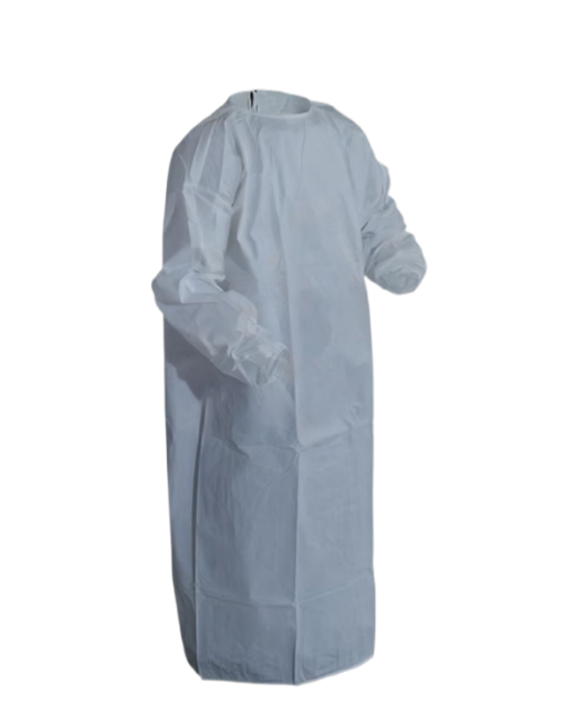 Polyethylene/Polypropylene Film Coated Gown White 30/pc Case