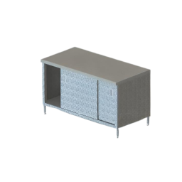 Economy Steel Tables w/ Back Wall
