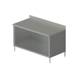 Stainless Steel Tables w/ Back Wall