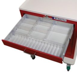 3in Adjustable Clear Divider System w/ Ampule Holders