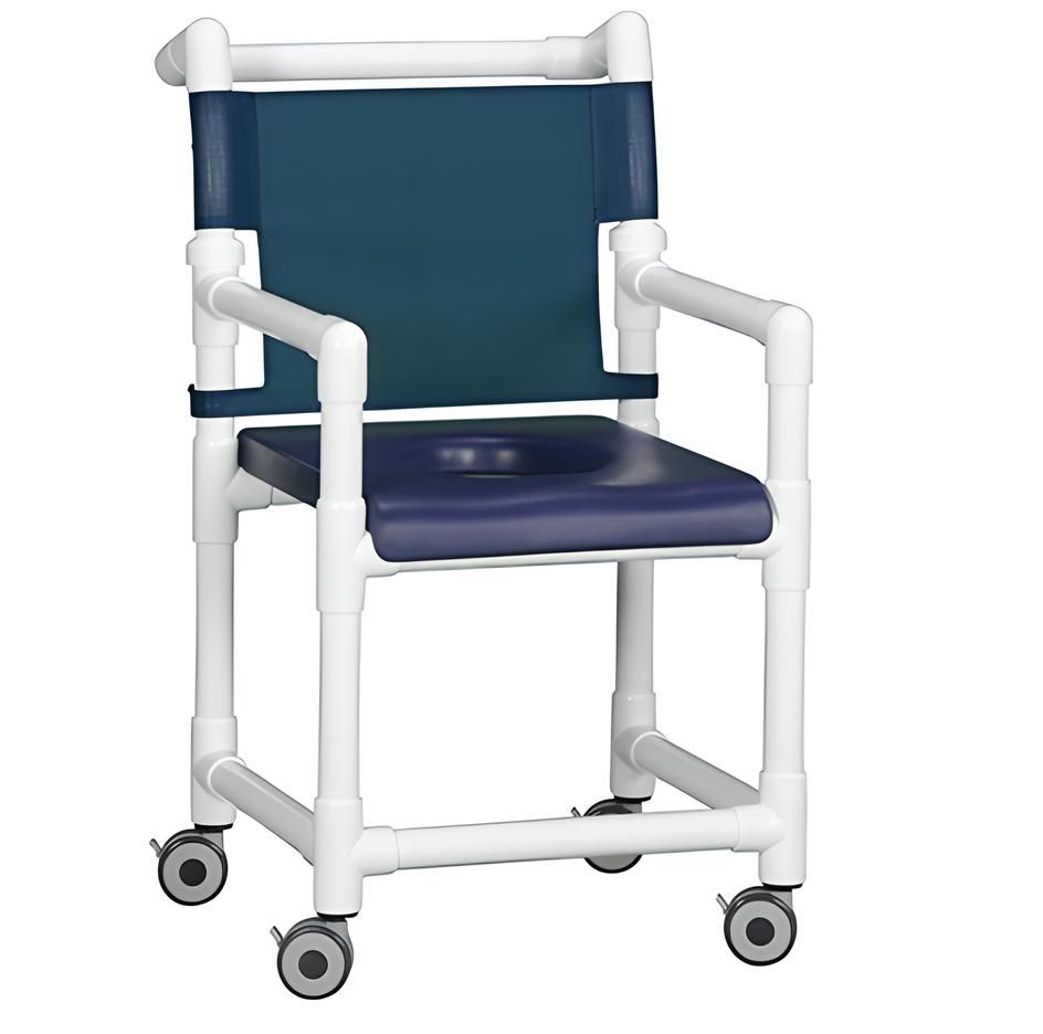 Deluxe Shower Chair w/ Closed Front Seat 300 lb Capacity