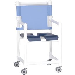 Deluxe Shower Chair w/Slant Split Seat 300 lb. Capacity