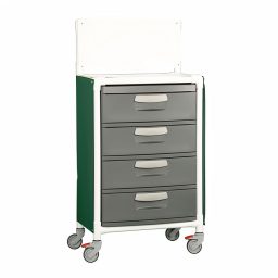 Isolation Station w/ 4 Drawers, Top Surface & Mounting Backboard