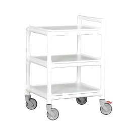 Multi-Purpose Cart w/ 3 Shelves 11in Shelf Spacing