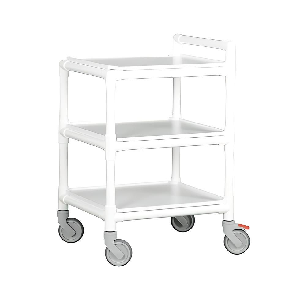 Multi-Purpose Cart w/ 3 Shelves 11in Shelf Spacing