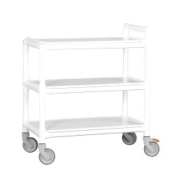 Multi-Purpose Cart w/ 3 Shelves 13in Shelf Spacing