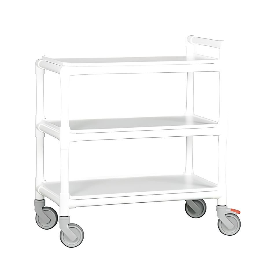 Multi-Purpose Cart w/ 3 Shelves 13in Shelf Spacing