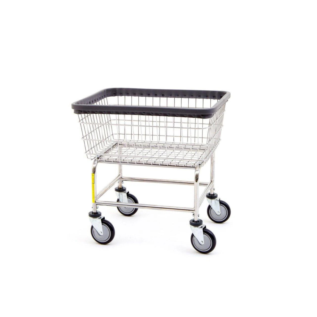 Rolling Wire Laundry Baskets