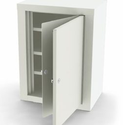 18in Double Door Narcotic Cabinet w/ 2 Locks & 3 Shelves