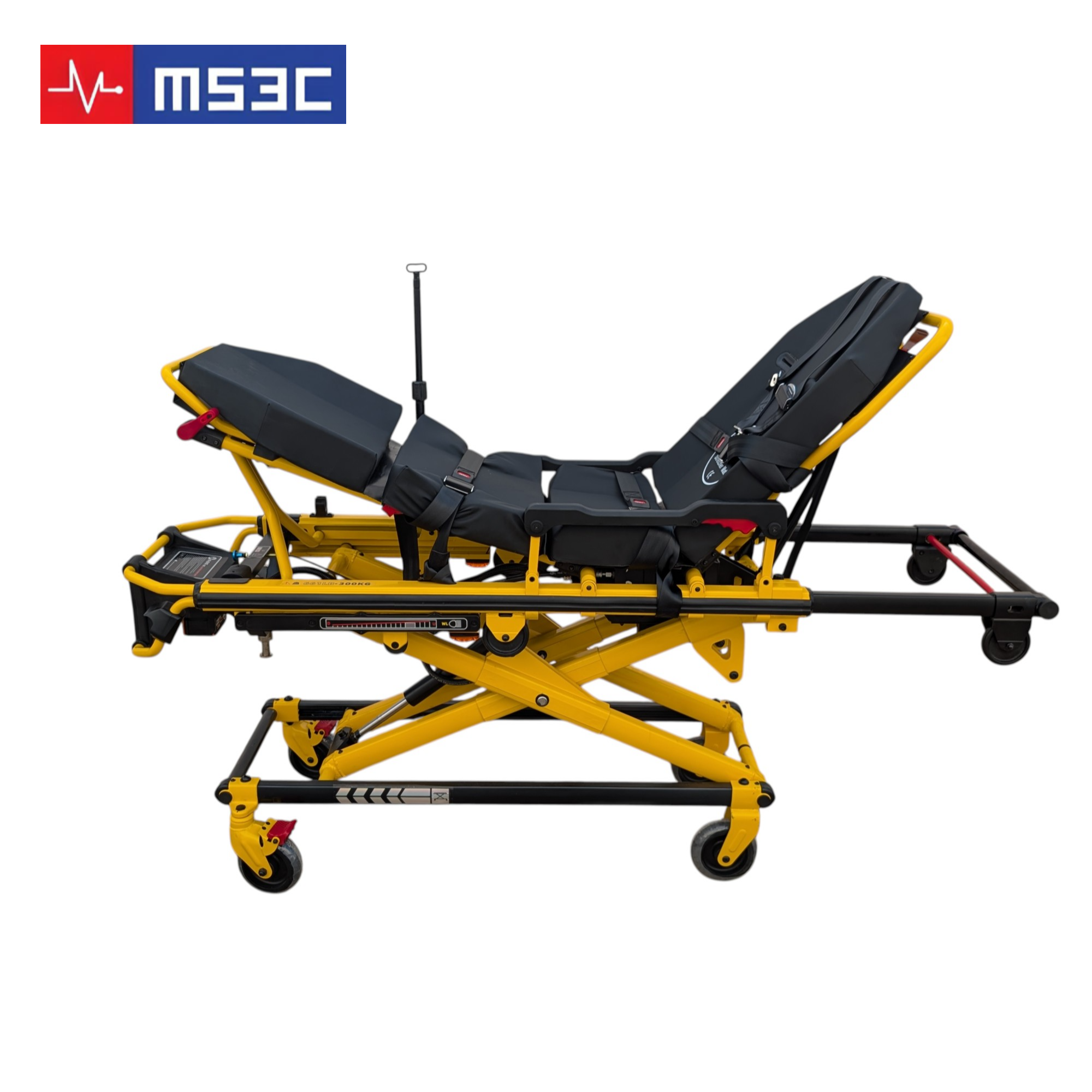 Battery Powered Commercial X Frame EMS Ambulance Stretcher 660lb Capacity - Image 5