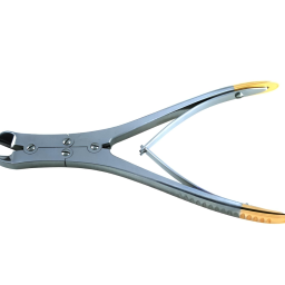 Ruskin Bone Cutting Forceps Tungsten Carbide Insert Curved 7.25in