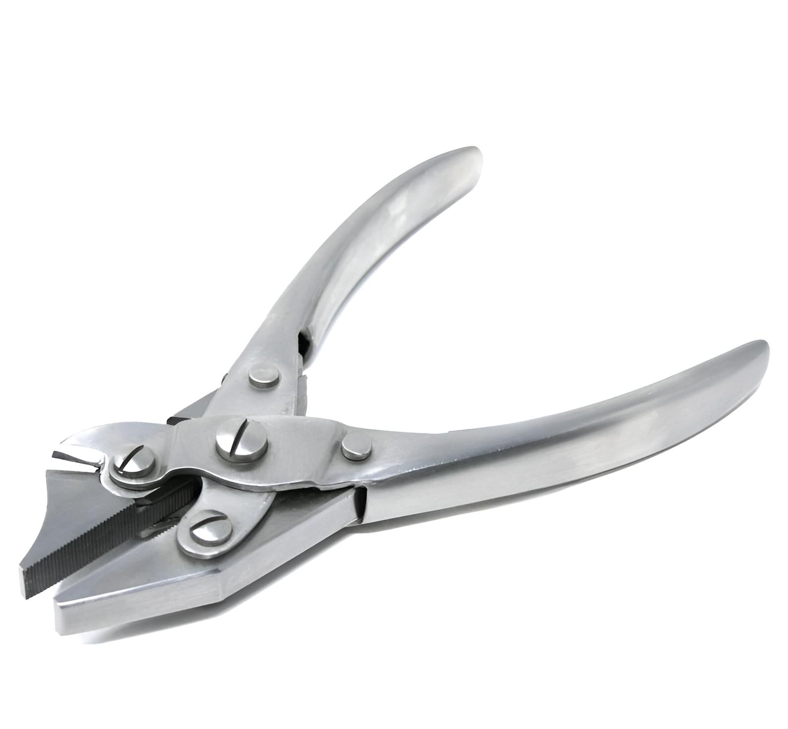 Parallel Wire Cutter Pliers Serrated Jaws 6.5in