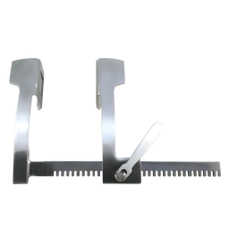 Finochietto Thoracic Rib Spreaders 1.89in x 2.56in Curved Arms Standard 10in