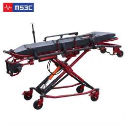 Battery Powered Commercial X Frame EMS Ambulance Stretcher 400lb Capacity